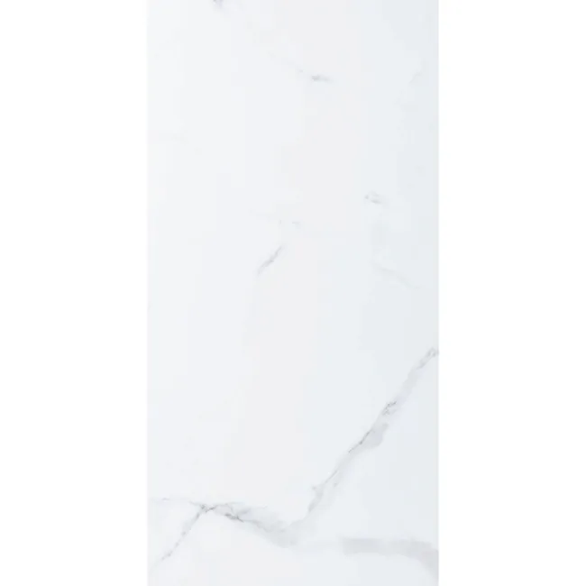 Frost White Marble Tile Luxury Click Vinyl Flooring 5.5mm