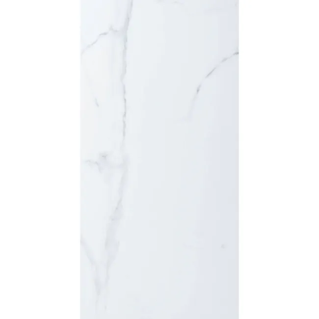 Frost White Marble Tile Luxury Click Vinyl Flooring 5.5mm