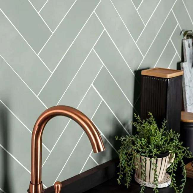 Chatham Green Matt Brick Wall and Floor Tiles