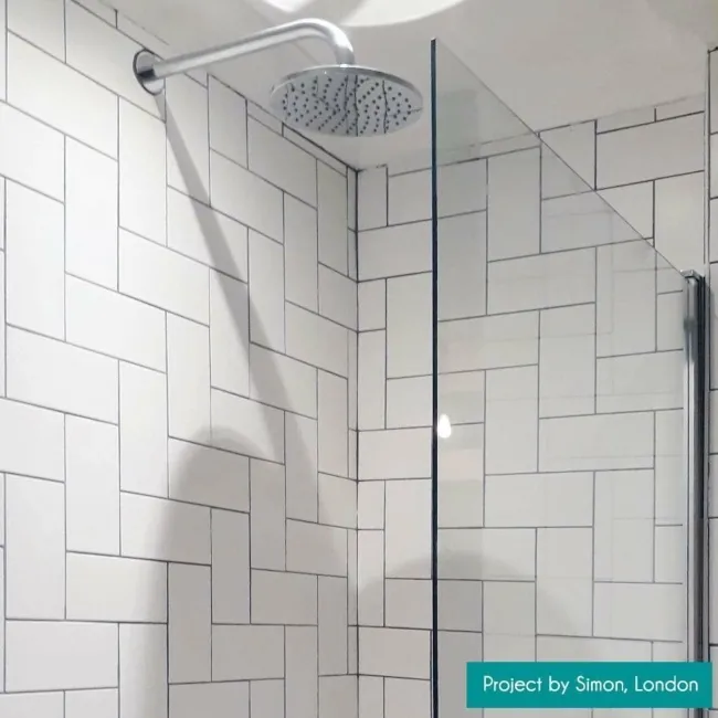 Flat Ceramic Chalk Farm Matt White Metro Tiles