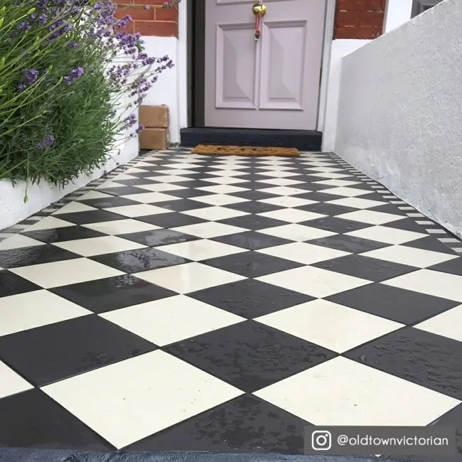 Cava Victorian Bone White Floor Tiles