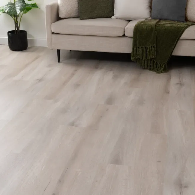 London Everest White Luxury Click Vinyl Flooring 4mm