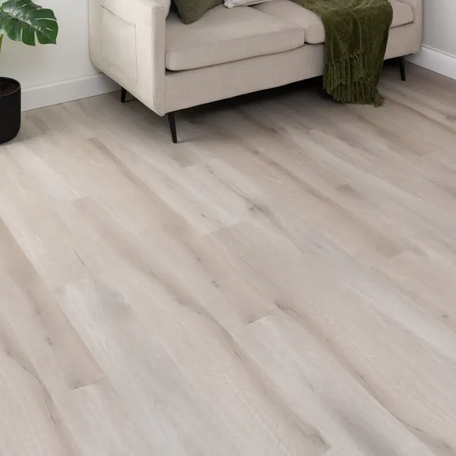London Everest White Luxury Click Vinyl Flooring 4mm