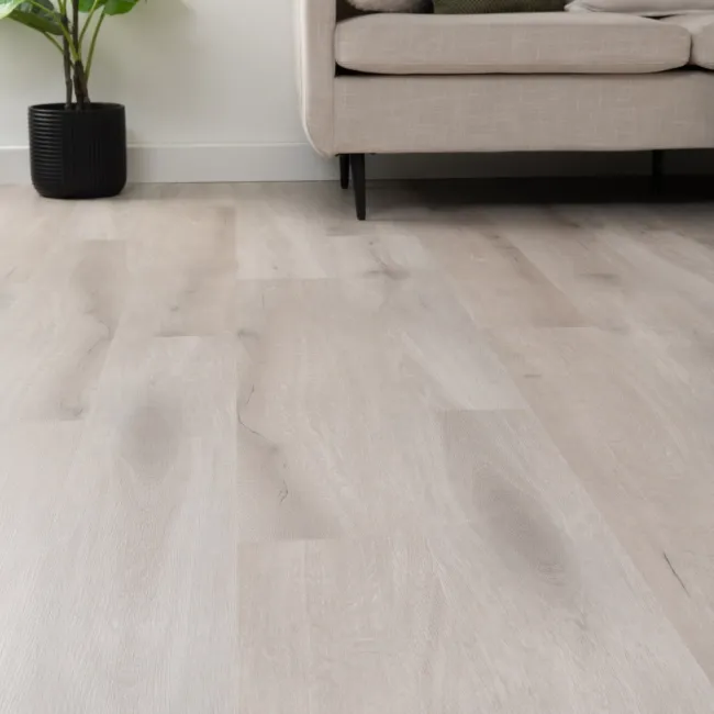 London Everest White Luxury Click Vinyl Flooring 4mm