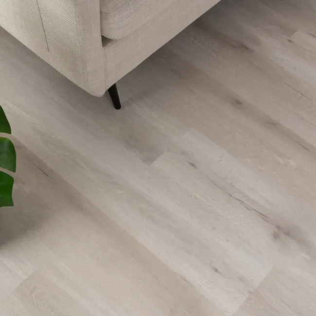 London Everest White Luxury Click Vinyl Flooring 4mm