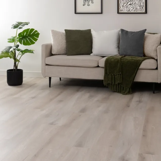 London Everest White Luxury Click Vinyl Flooring 4mm