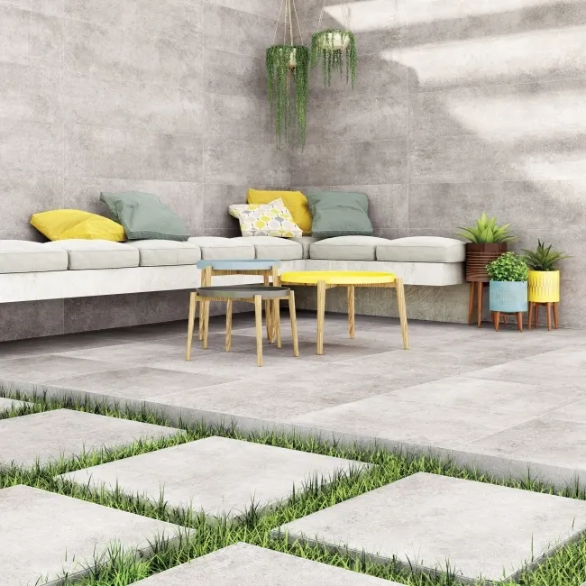 Materia Perla Stone Effect 20mm Porcelain Paving Slabs 760x760
