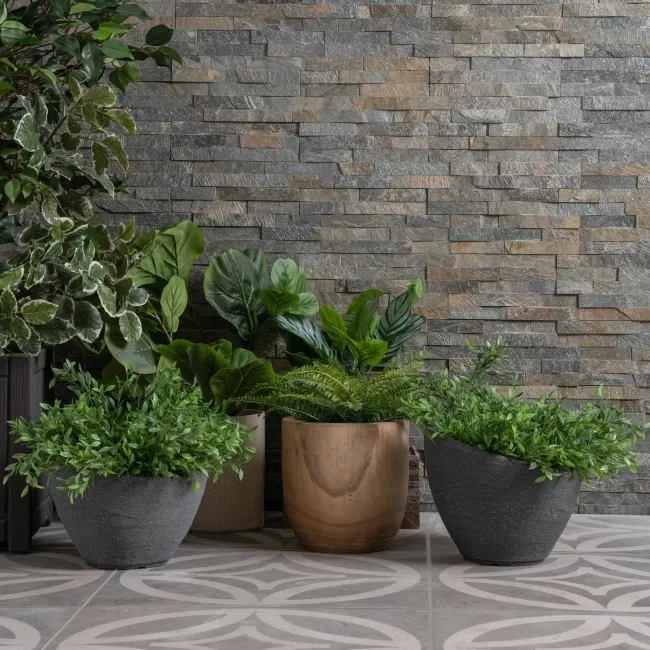 Ledgestone Olive Green Split Face Slate 300x150 Tiles