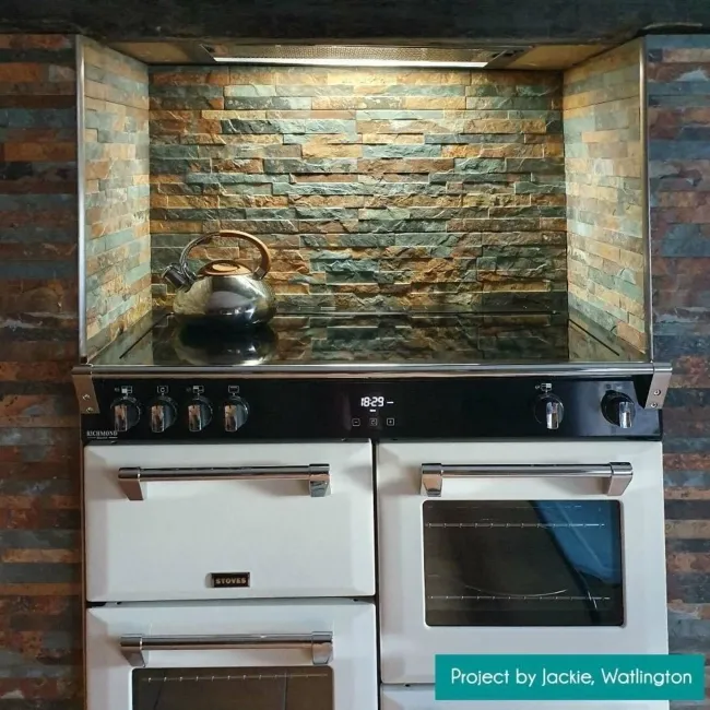 Vesuvius Dark Rustic Porcelain Split Face Effect Wall Tiles