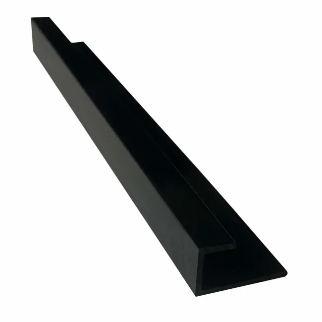 Trepanel Aqua® Shower Panel PVC End Cap Black