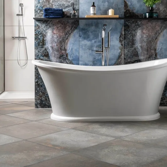 Yuri® Graphite Grey 90% Recycled Stone Effect Wall and Floor Tiles