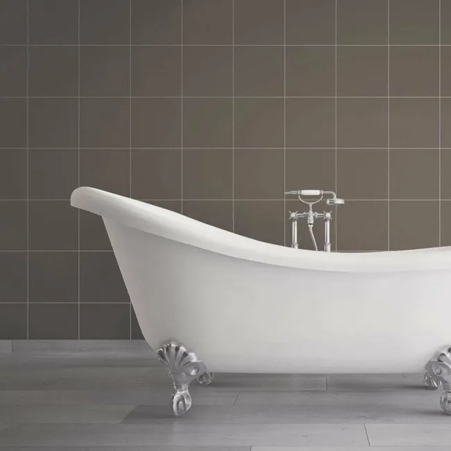 Prismatics PRG101 Ash Grey Gloss Wall Tiles 150x150