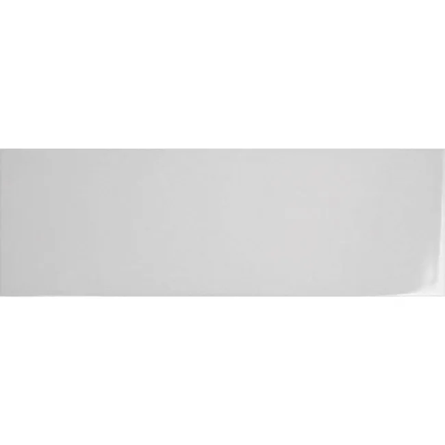 Linear Light Grey Gloss Brick Shape Wall Tiles 300x100