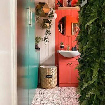 Terrazzo Pink Hexagon Nevada Porcelain Wall and Floor Tiles