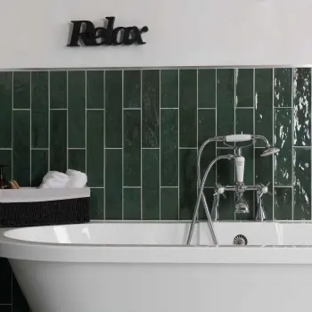 Faith Green Gloss Wall and Floor Tile