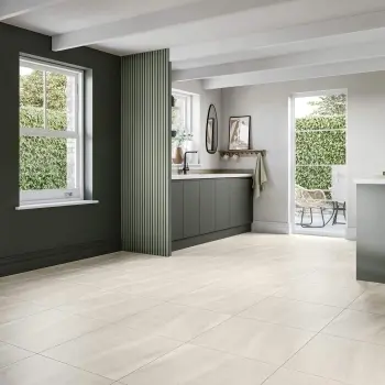 Serenity Beige Rectified Matt Stone Effect Tile 600x600