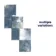 Raku Square Blue Rustic Gloss Wall Tiles