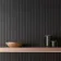 Trepanel Flex® Noir Black Flexible Wood Panels 1200x600