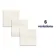 Serenity White Rectified Matt Stone Effect Tile 600x600