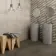 Brixton Taupe Grey Striped Matt Pattern Wall Tiles