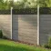 LuxeLine Composite Fence Panel Light Grey - Moroccan Decorative Screen for Own Post