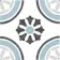 Dante Dhalia Blue Matt Patterned Wall and Floor Tiles