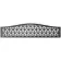 LuxeLine® Composite Classic Curve Top Fence Screen - Geometric Design