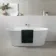 Pixel White Herringbone Gloss 22x73 Mosaic Tiles