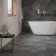 Lockstone Sapphire Blue Matt Slate Effect Wall and Floor Porcelain Tiles