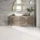 Serenity Grey Rectified Matt Stone Effect Tile 1200x600