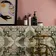 Field Green & Pink Floral Matt Porcelain Wall and Floor Tiles