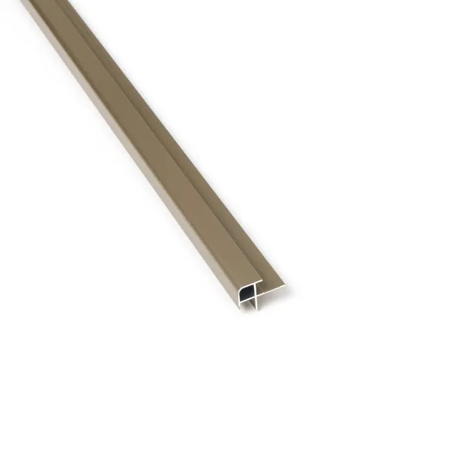 Trepanel Style® Aluminium External Joint Brushed Champagne 11mm