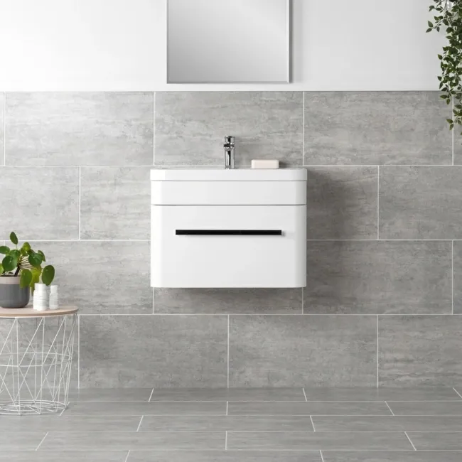 Coast Oyster Shell Grey Matt Stone Effect Wall And Floor Tiles