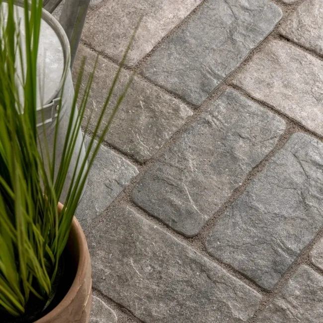 Tuscany Grey Cobble Matt Brick Effect Wall and Floor Tiles