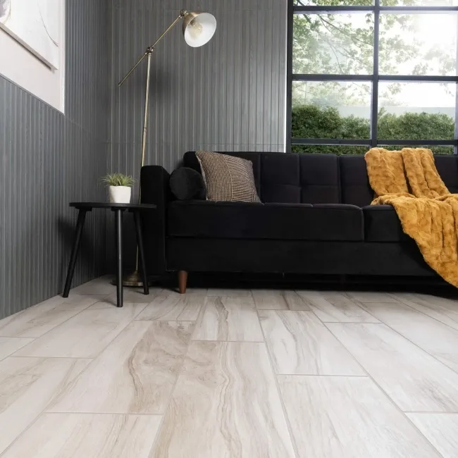 Elder Grey Wood Effect Ceramic Floor Tiles
