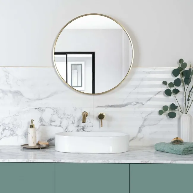Elysian Calacatta White Vein Matt Marble Effect Decor Wall Tiles