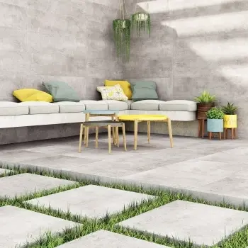 Materia Perla Stone Effect 20mm Porcelain Paving Slabs 760x760