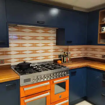 "We had our kitchen done 18 months ago and just couldn't decide on tiles. Eventually went for these and we love them!"