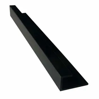 Trepanel Aqua® Shower Panel PVC End Cap Black