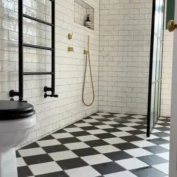 Vena Biana White Mini Bumpy Gloss Marble Effect Metro Wall Tiles
