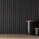 Trepanel Flex® Noir Black Flexible Wood Panels 1200x600