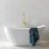 Dover Waves Bone Beige Matt Stone Effect Wall Tiles