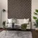 Trepanel® Oak Wave Lattice Black Matt Acoustic Wood Slat Wall Panels