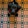 Churchill Navy Blue & Pink Mosaic Victorian Matt Tiles