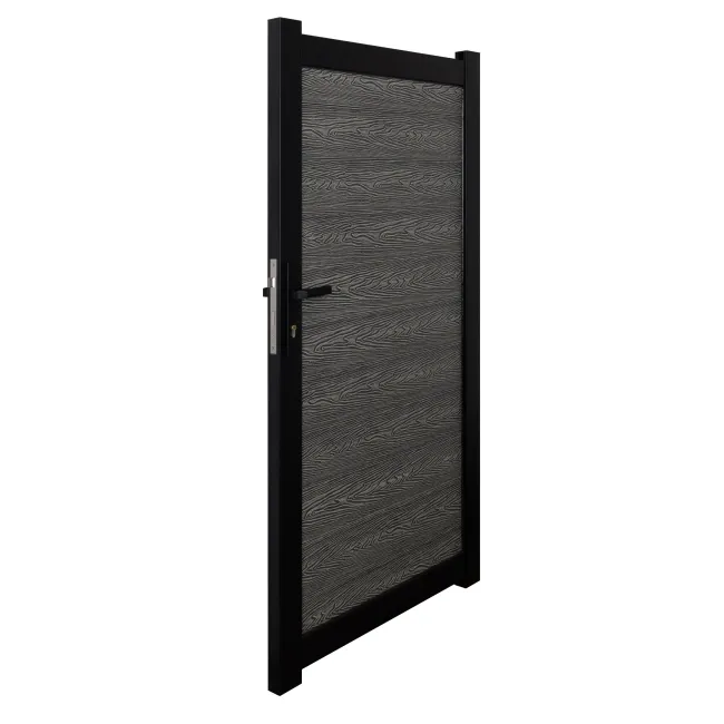 LuxeLine® Grey Garden Gate 1730x900mm - Standard Handle