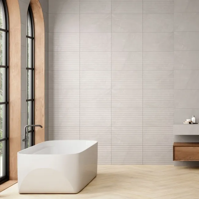 Seville Grey Decor Matt Stone Effect Wall Tiles