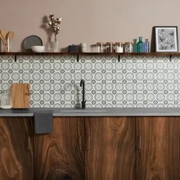 Dante Blue Dhalia Tiles