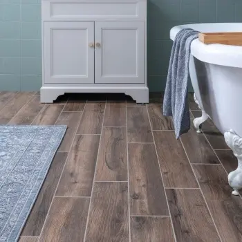 Muniellos Wood Effect Porcelain Floor Tiles 900x150