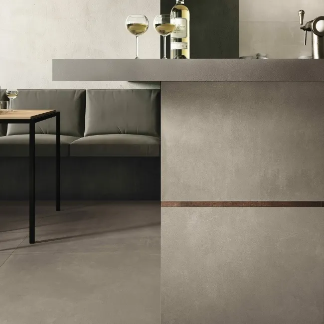Azuma Matt Silver Grey Stone Effect 600x600 Tile
