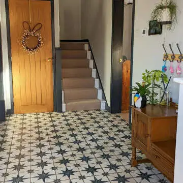 Scintilla Sapphire Star Pattern Tiles